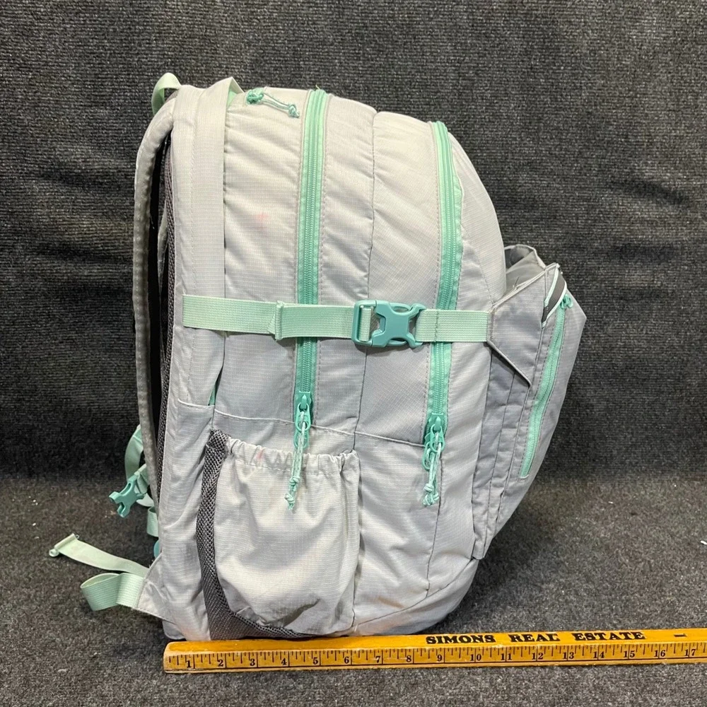 L.L. Bean 510387 Comfort Carry Laptop Pack 42L Gray Mint Backpack School Bag